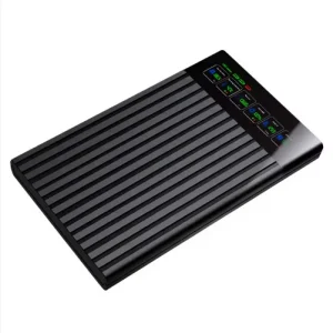 Carcasa externa SSD/HDD 2.5 inch afisaj LCD Color Smart Sentinel - imagine 3