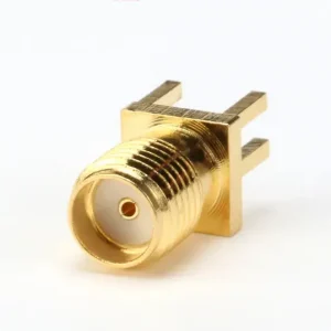 Conector SMA Mama Jack 1.6mm PCB conector aurit - imagine 1