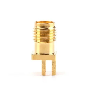 Conector SMA Mama Jack 1.6mm PCB conector aurit - imagine 4