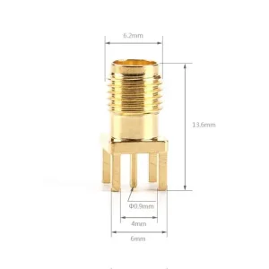 Conector SMA Mama SMA-KE PCB adaptor conector - imagine 4