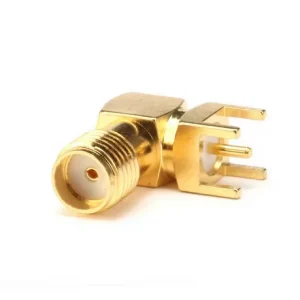 Conector SMA Mama SMA-KWE PCB adaptor conector 90 grade - imagine 1