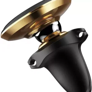 Suport auto Baseus Magnetic Air Vent Rotire 360 grade Auriu - imagine 4