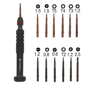 Set surubelnita 12 biti precizie pentalob torx desfacere telefoane mobile smartphone electronice - imagine 1
