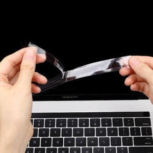 Folie protectie Macbook Pro 13 15 2019 2017 2019 A2159 A1706 A1989 A1707 A1990 Sticker Touch bar Protector Film - imagine 5