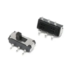 Buton Switch SMD 6 picioruse 2 pozitii ON/OFF MSS-22D18 MSS22D18G2 2P2T 2MM DC 12V - imagine 3