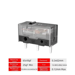 Buton/Switch mouse Kailh original 80 milioane click-uri contactor aurit - imagine 2
