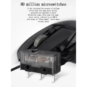 Buton/Switch mouse Kailh original 80 milioane click-uri contactor aurit - imagine 4