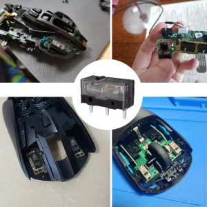 Buton/Switch mouse Kailh original 80 milioane click-uri contactor aurit - imagine 6