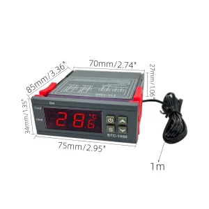 Termostat Digital control temperatura racire incalzire 220V STC-1000 - imagine 5