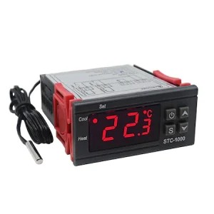 Termostat temperatura 12V DC STC-1000 10A - imagine 1