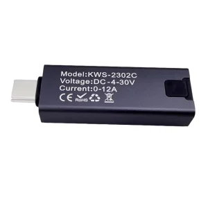 Tester USB Color 11 in 1 type C 4-30V 12A dublu sens ampermetru voltmetru digital - imagine 6