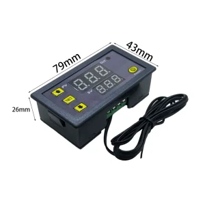 Termostat tip panou W3230 24v incalzire racire - imagine 3