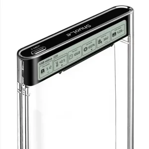 Carcasa SSD/HDD 2.5 inch hdd extern cu afisaj LCD SENTINEL - imagine 4