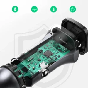 Incarcator Auto UGREEN CD130 30W 3A 1 x USB-A - 1 x USB-C Gri - imagine 5