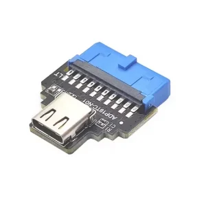 Adaptor USB 3.0 19 pin la Type C 5Gbps placa de baza calculator PC - imagine 2