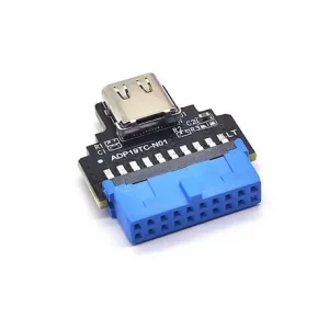 Adaptor USB 3.0 19 pin la Type C 5Gbps placa de baza calculator PC - imagine 1