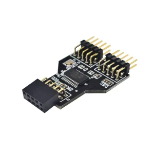 Spliter USB PC Mama la 2 USB Tata 9 pin usb 2.0 hub adaptor - imagine 1