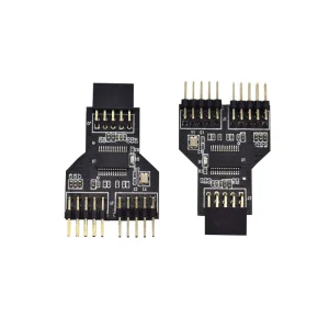 Spliter USB PC Mama la 2 USB Tata 9 pin usb 2.0 hub adaptor - imagine 2