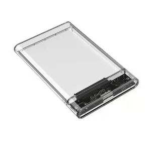 Carcasa HDD/SSD extern 2.5" cu cablu USB 3.0 hdd laptop transparenta - imagine 1