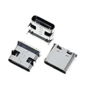 Conector Type C SMT USB 3.1 16pin mama charging port telefoane tablete - imagine 4