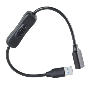 Cablu USB 3.0 prelungitor cu intrerupator switch ON OFF incarcare/date - imagine 1
