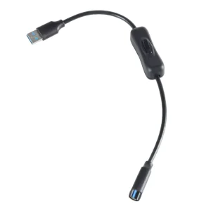 Cablu USB 3.0 prelungitor cu intrerupator switch ON OFF incarcare/date - imagine 4