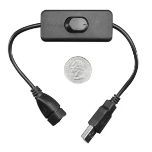 Cablu USB prelungitor cu intrerupator switch ON OFF v2 - imagine 2