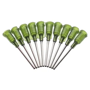 Varfuri seringa flux adezivi etc set 10 buc model 14G X 43mm - imagine 1