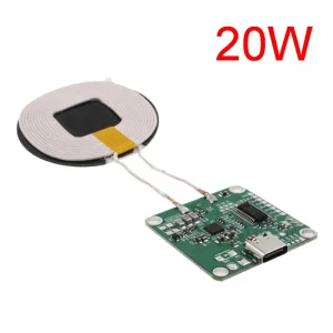 Wireless incarcator 20w Modul Type C + Coil QI charger DIY - imagine 1