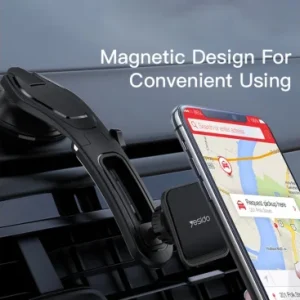 Suport Auto Magnetic telefon universal negru Yesido - imagine 5