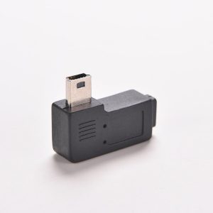 Adaptor mini USB type A tata la micro USB B mama la 90 grade - imagine 4