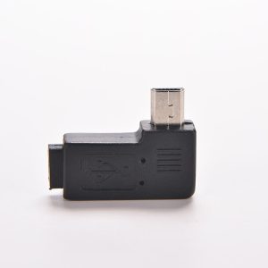 Adaptor mini USB type A tata la micro USB B mama la 90 grade - imagine 5