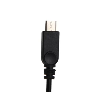 Adaptor OTG 2in 1 MicroUSB spliter Y 20 cm - imagine 2