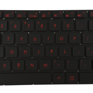 Tastatura laptop pentru ASUS G551JW BLACK with RED BACKLIT