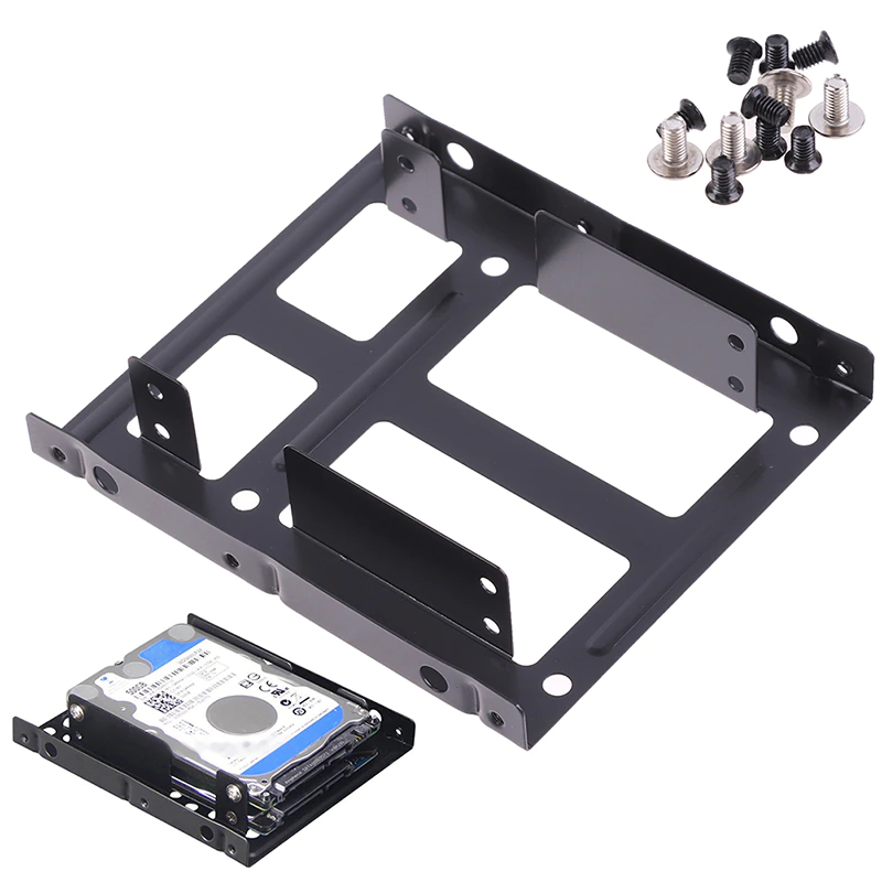 Suport 2 SSD HDD dual de la 2.5" la 3.5 PC HDD SSD Caddy