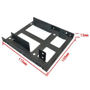 Suport 2 SSD HDD dual de la 2.5" la 3.5 PC HDD SSD Caddy - imagine 2