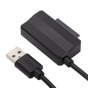 ADAPTOR USB CD DVD SATA 13 PINI LA USB 2.0 PENTRU PC LAPTOP NOTEBOOK - imagine 4