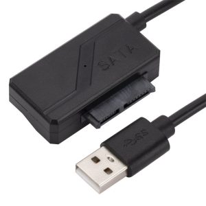 ADAPTOR USB CD DVD SATA 13 PINI LA USB 2.0 PENTRU PC LAPTOP NOTEBOOK - imagine 3