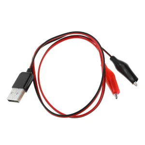 Cablu USB - Clesti Rosu Negru Sursa alimentare 50 cm
