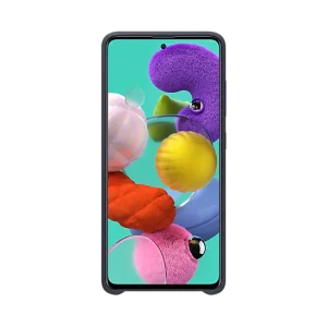 Husa Samsung Galaxy A51 silicone cover neagra EF-PA515TBEGEU originala - imagine 2