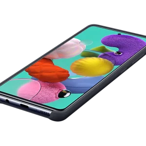 Husa Samsung Galaxy A51 silicone cover neagra EF-PA515TBEGEU originala - imagine 4
