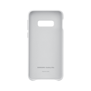 Husa Samsung Galaxy S10e alba leather cover originala - imagine 2