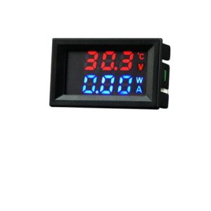 Display digital Voltmetru Ampermetru red blue senzor Temperatura 100v 10A