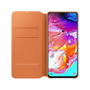 Husa Samsung Galaxy A70 Wallet Cover alba originala - imagine 3