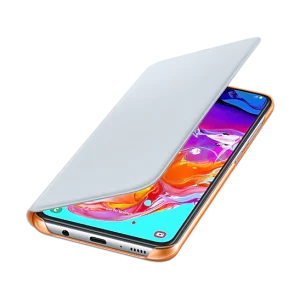 Husa Samsung Galaxy A70 Wallet Cover alba originala - imagine 4