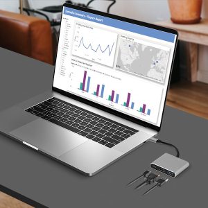 Adaptor AdapterA-1 , USB-C, HDMI 4K, USB 3.1, PDW Tracer 100W - imagine 5