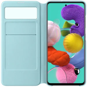 Husa Wallet S View Samsung Galaxy A51 black EF-EA515PBEGEU - imagine 3