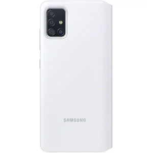 Husa Wallet S View Samsung Galaxy A51 white EF-EA515PWEGEU - imagine 2