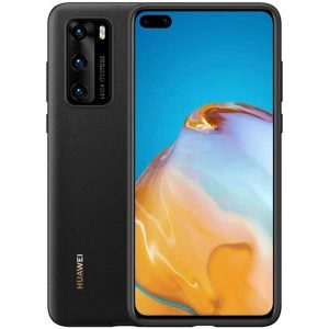 Husa Huawei P40 PU Case neagra protectie spate - imagine 3