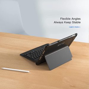 Husa cu tastatura iPad 10.2 inch 9th 8th 7th Gen iPad Air 3 2019 Bluetooth Inateck - imagine 3